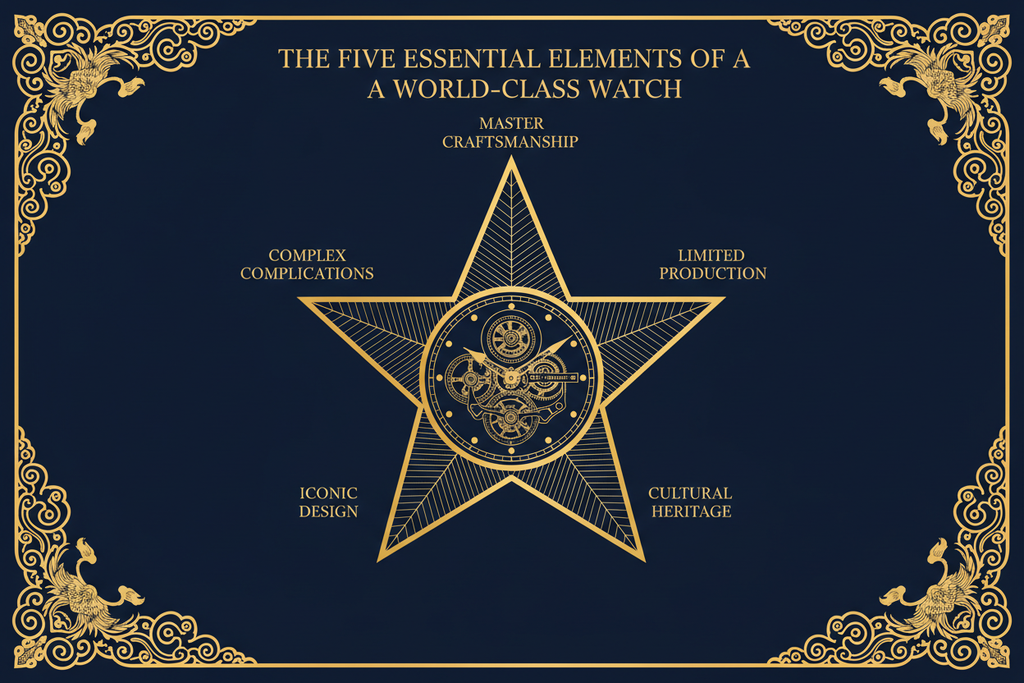 What Makes a World-Class Watch? The Five Essential Elements of a Luxury Timepiece