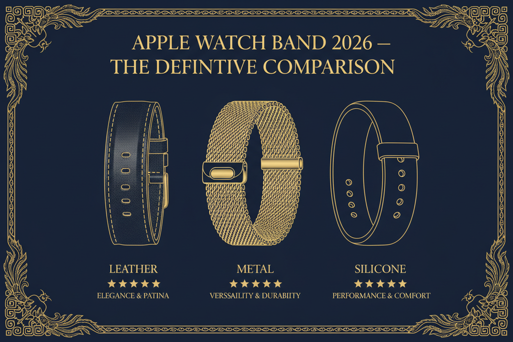 Best Apple Watch Band 2026: Leather vs Silicone vs Metal — The Definitive Guide