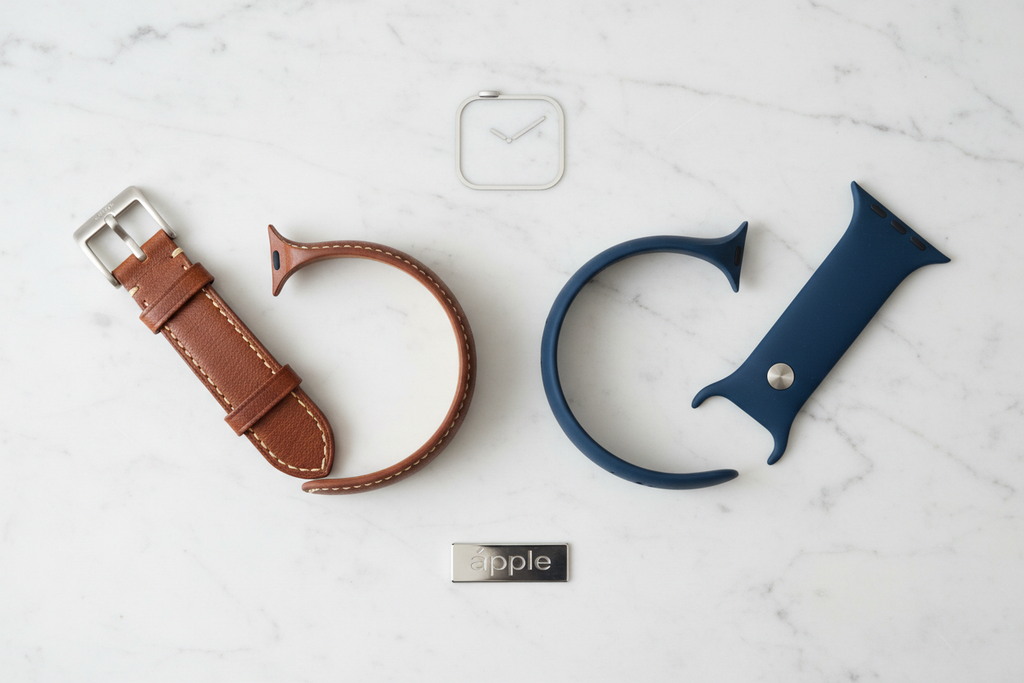 Leather vs Silicone Apple Watch Bands