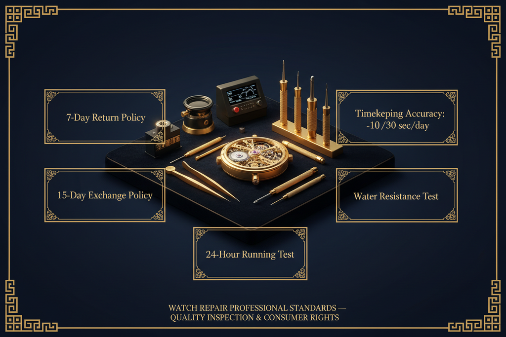 Watch Repair Professional Standards: Ethics, Consumer Rights, Quality Inspection & Timekeeping Accuracy