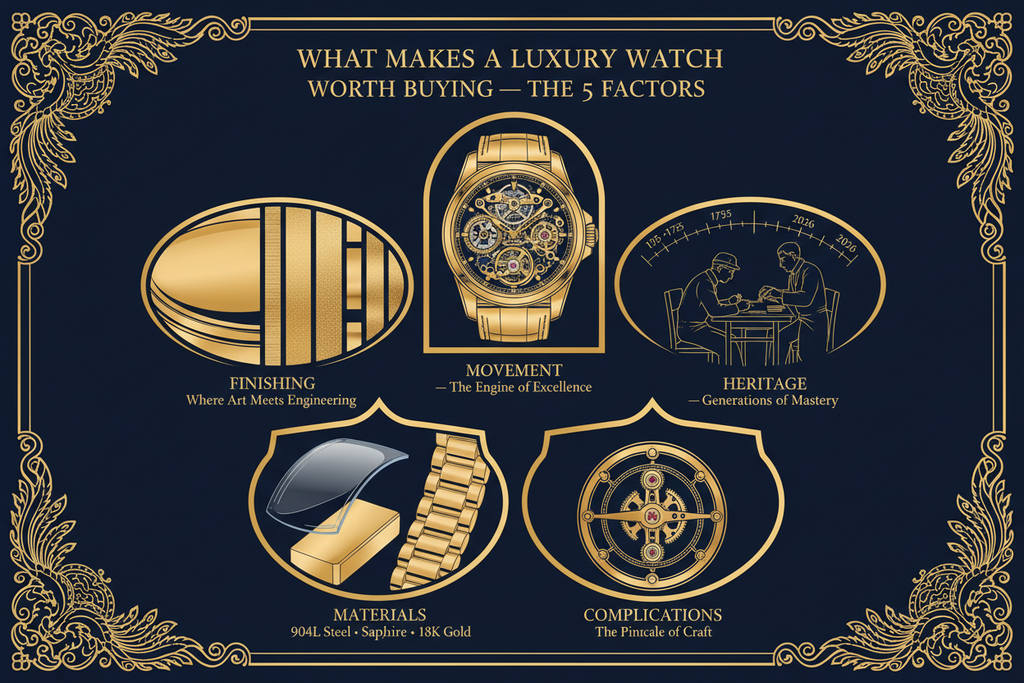 What Makes a Luxury Watch Worth Buying? The 5 Factors That Define Fine Watchmaking