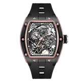 Men's Sport Skeleton Automatic Watch — Tonneau Case | Aorawa Time