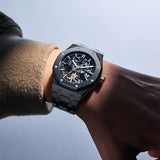 Automatic Men's Watch - 42mm Stainless Steel  50m Waterproof  Casual & Business (Model: JC-9-005G-4)