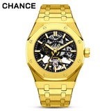 Automatic Men's Watch - 42mm Stainless Steel  50m Waterproof  Casual & Business (Model: JC-9-005G-4)