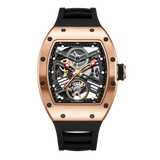 Luxury Business Skeleton Tonneau Watch for Men | Aorawa