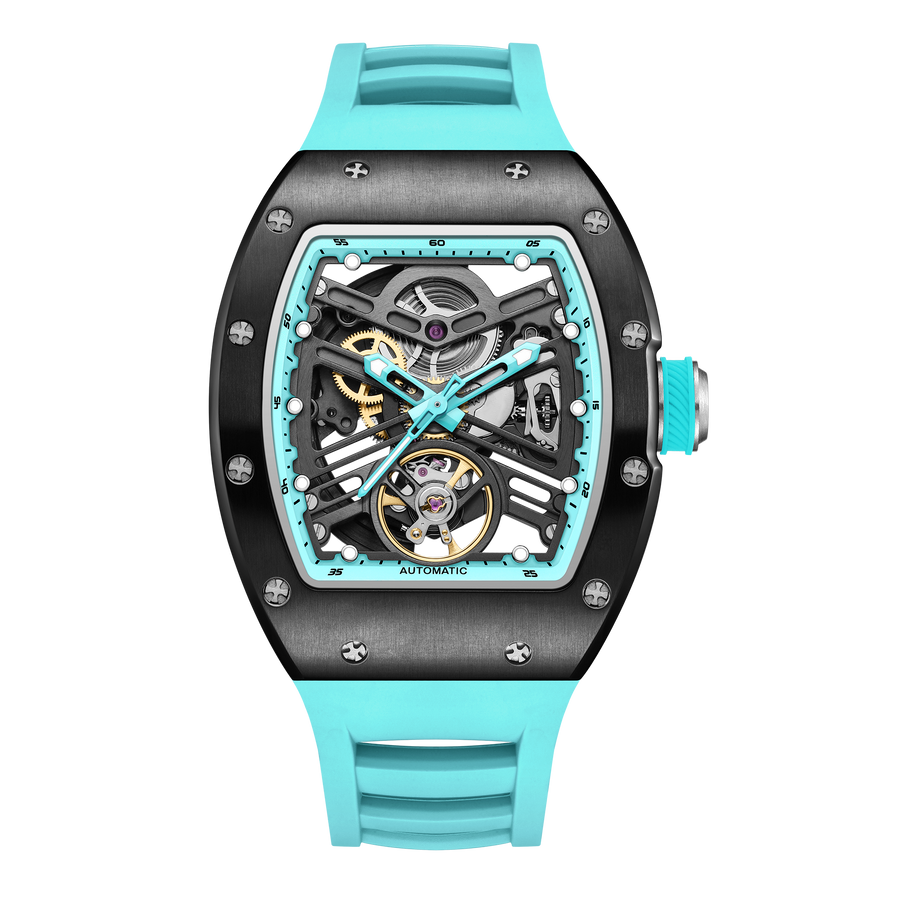 Luxury Business Skeleton Tonneau Watch for Men | Aorawa
