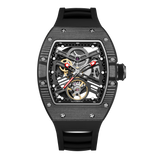 Luxury Business Skeleton Tonneau Watch for Men | Aorawa