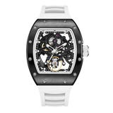 Luxury Tonneau Skeleton Automatic Watch for Men
