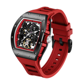 Luxury Tonneau Skeleton Automatic Watch for Men