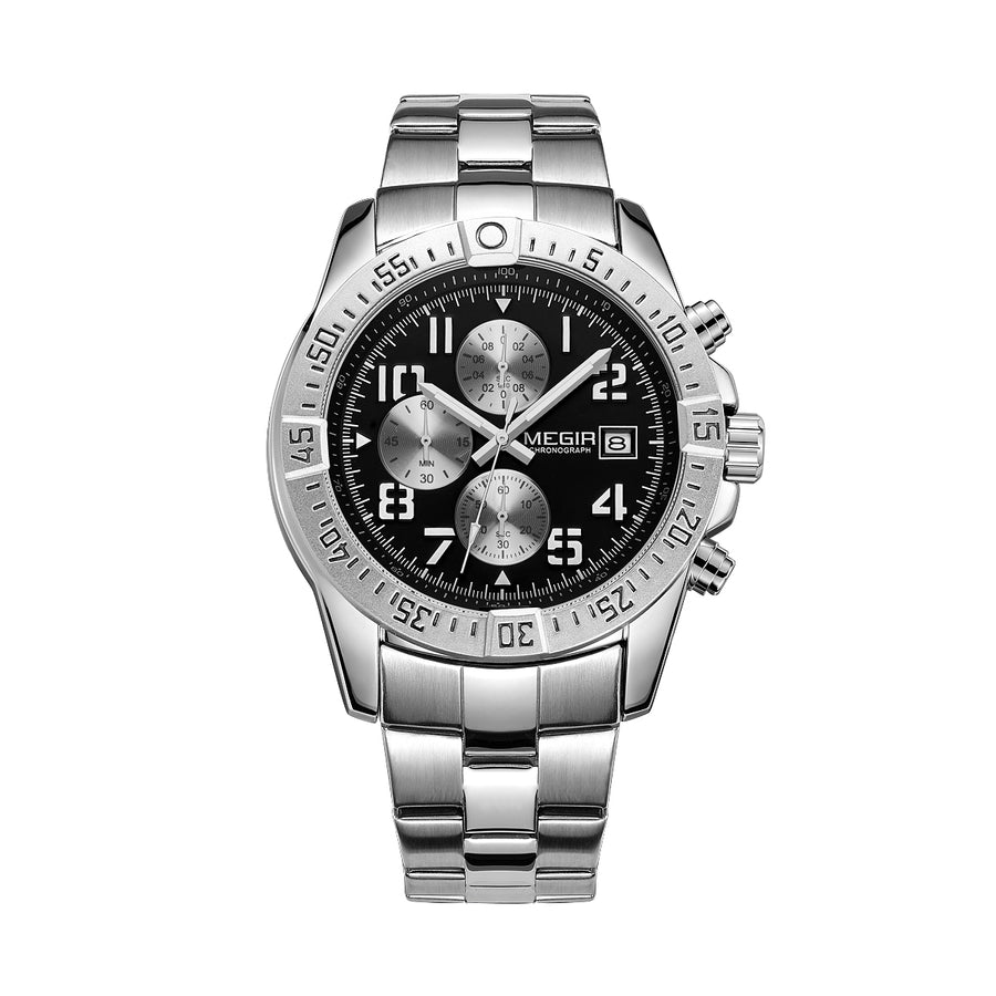 Men's Quartz Watch – Black, White & Two-Tone | Aorawa Time MS2030G