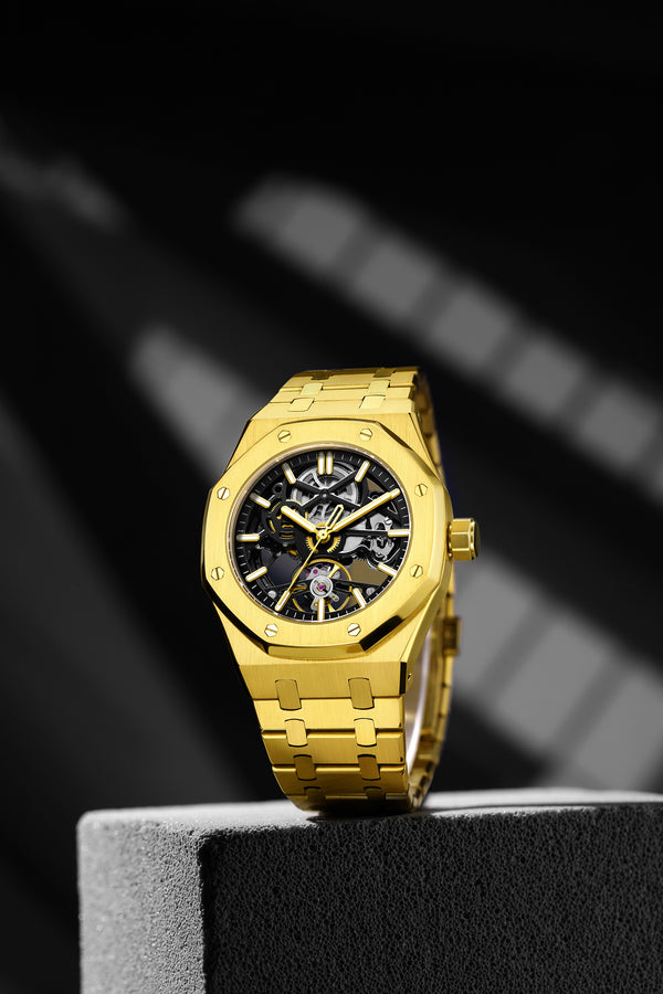 Luxury Skeleton Automatic Watch 42mm for Men | Aorawa