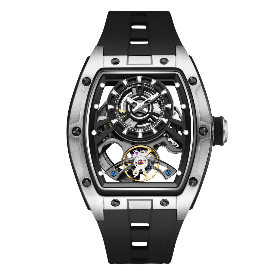 Luxury Black Steel Watch For Men | Strong Wrist Presence