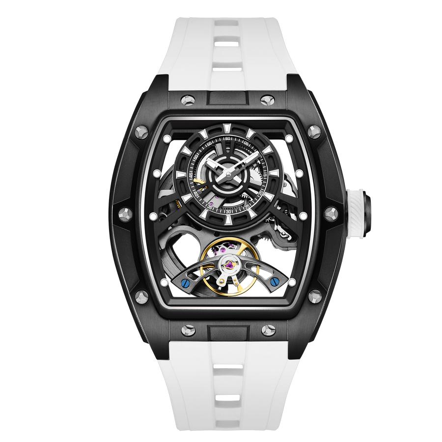 Luxury Black Steel Watch For Men | Strong Wrist Presence