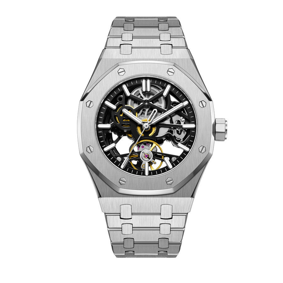 Luxury Skeleton Automatic Watch 42mm for Men | Aorawa