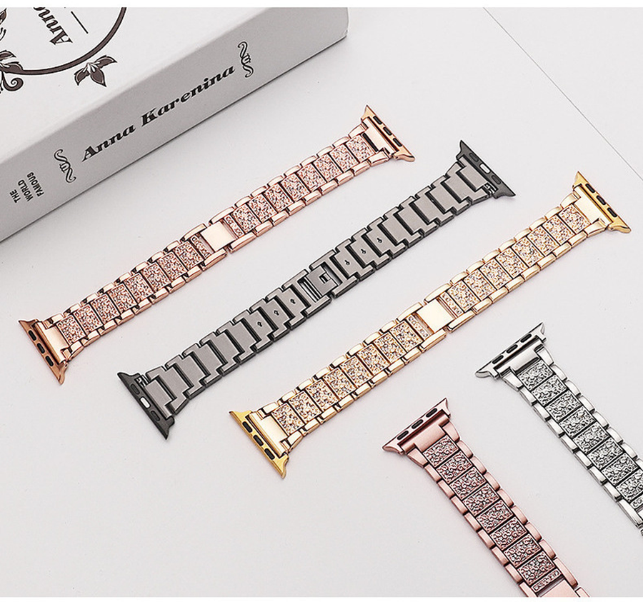 Luxury Crystal Diamond Apple Watch Band for Women | Aorawa