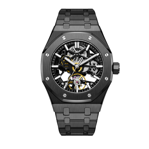 Men's Automatic Mechanical Watch – Skeleton Dial, 42mm Stainless Steel | Aorawa Time