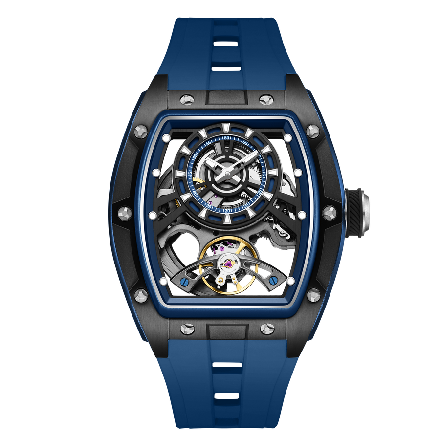 Luxury Black Steel Watch For Men | Strong Wrist Presence