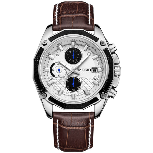 Men's Classic Quartz Watch – Black & White | Aorawa Time ML2015G