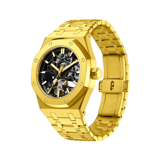 Men's Automatic Mechanical Watch – Skeleton Dial, 42mm Stainless Steel | Aorawa Time