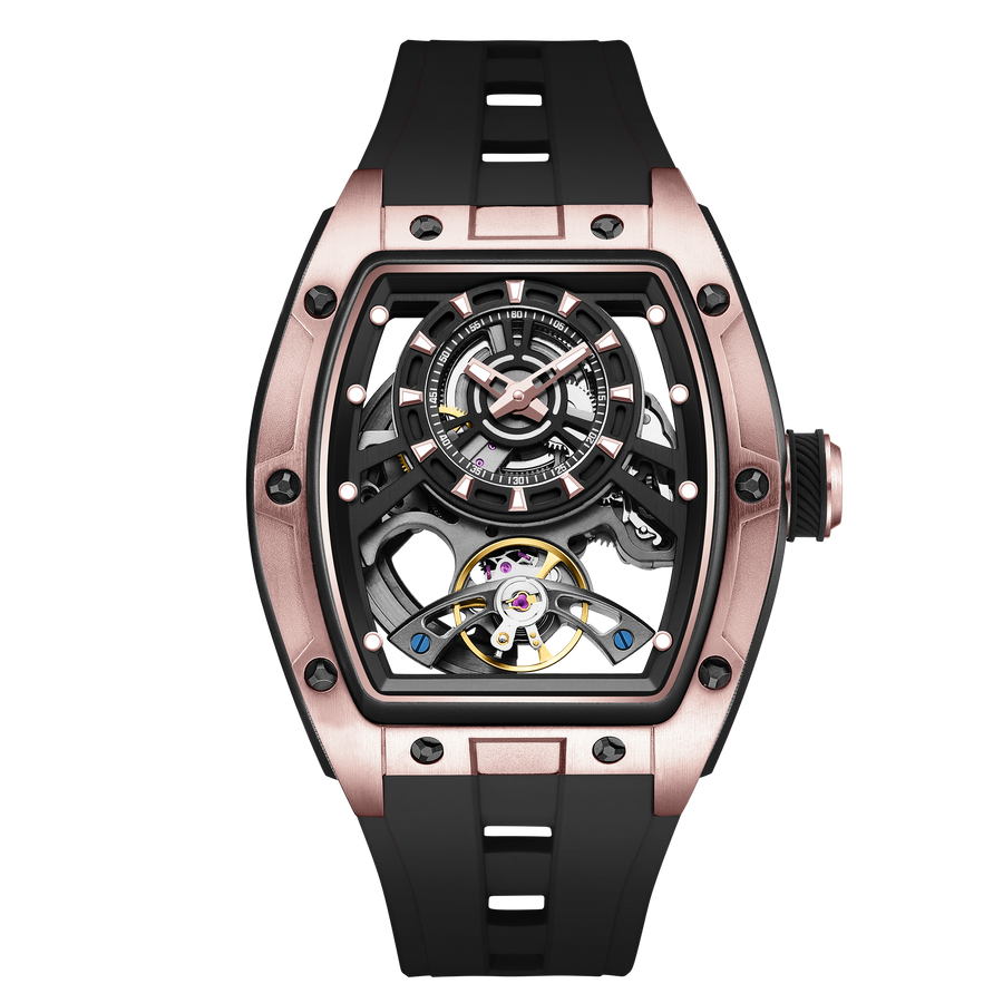 Luxury Black Steel Watch For Men | Strong Wrist Presence