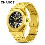 Automatic Men's Watch - 42mm Stainless Steel  50m Waterproof  Casual & Business (Model: JC-9-005G-4)