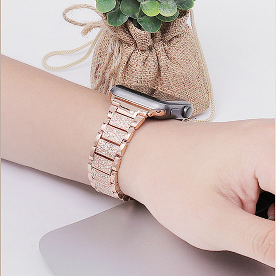 Luxury Crystal Diamond Apple Watch Band for Women | Aorawa
