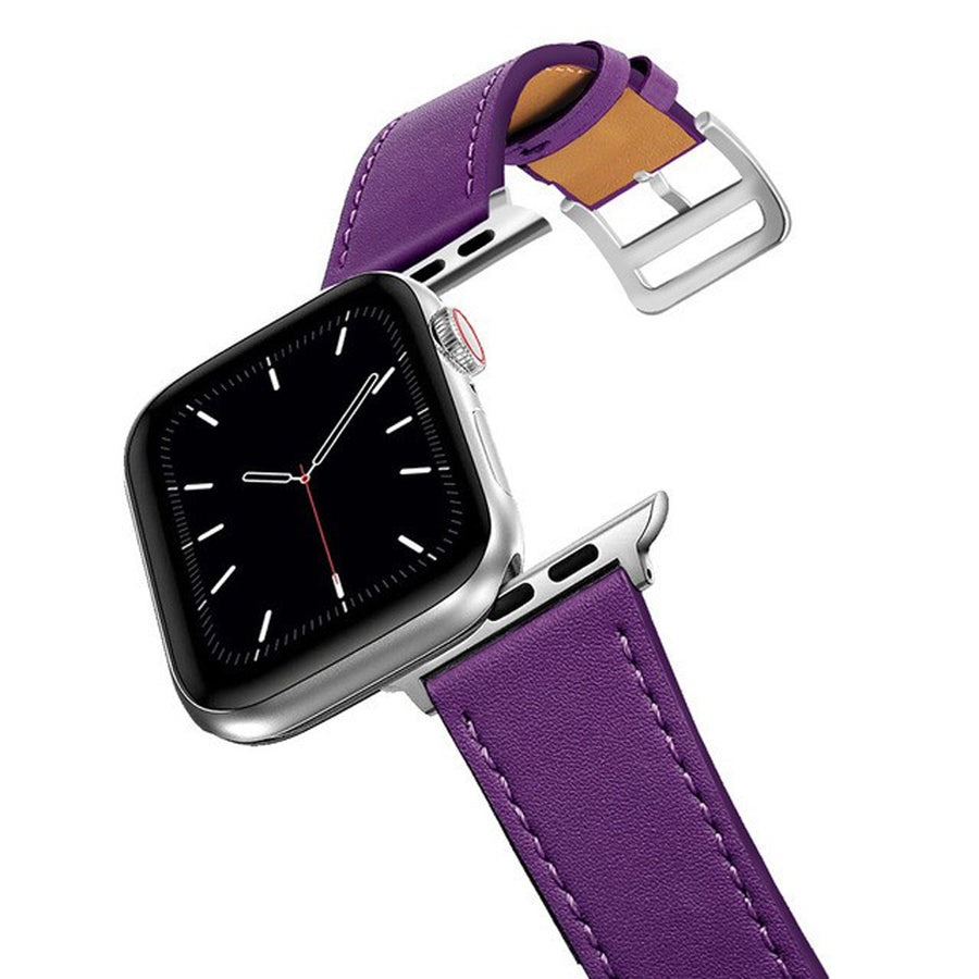 Luxury Leather Single Tour Apple Watch Band | Aorawa