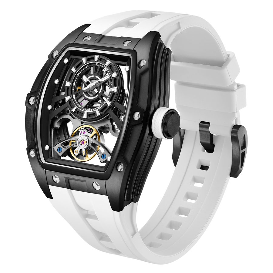 Luxury Black Steel Watch For Men | Strong Wrist Presence