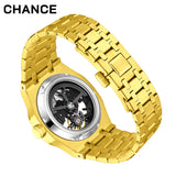 Automatic Men's Watch - 42mm Stainless Steel  50m Waterproof  Casual & Business (Model: JC-9-005G-4)