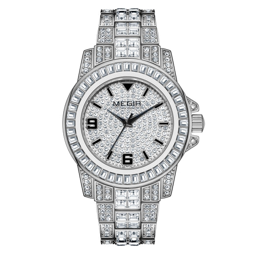 Men's Full Diamond Luxury Watch – Iced Out Starry Sky Dial | Aorawa Time MS1092G