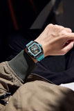 Luxury Business Skeleton Tonneau Watch for Men | Aorawa