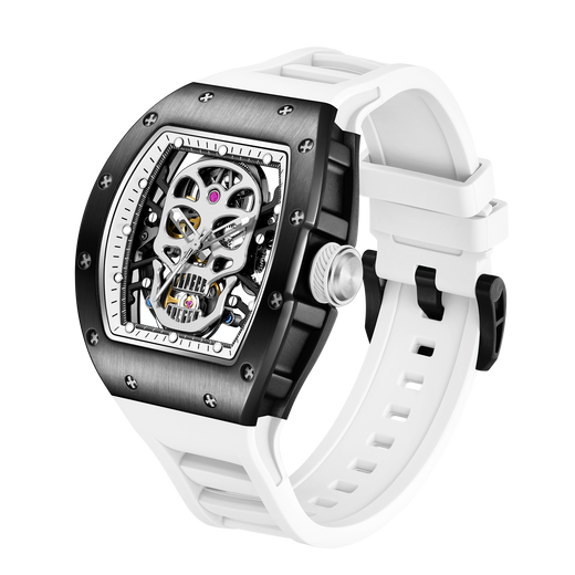 Skull Skeleton Watch – Men's Automatic Mechanical, Luminous, 42mm | Aorawa Time