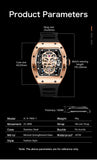 Luxury Skull Skeleton Watch for Men – Automatic Luminous 42mm