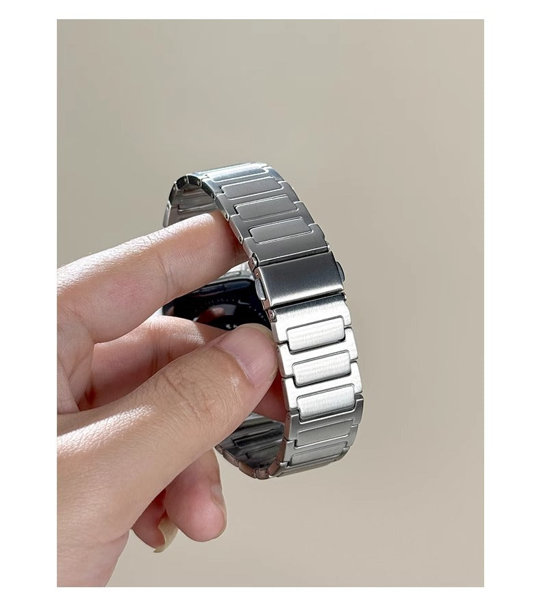 Premium Three-Bead Stainless Steel Apple Watch Band | Aorawa