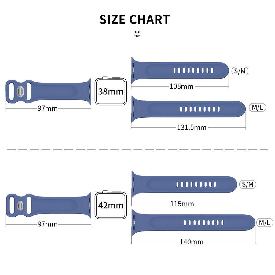 Premium Silicone Sport Apple Watch Band | Aorawa