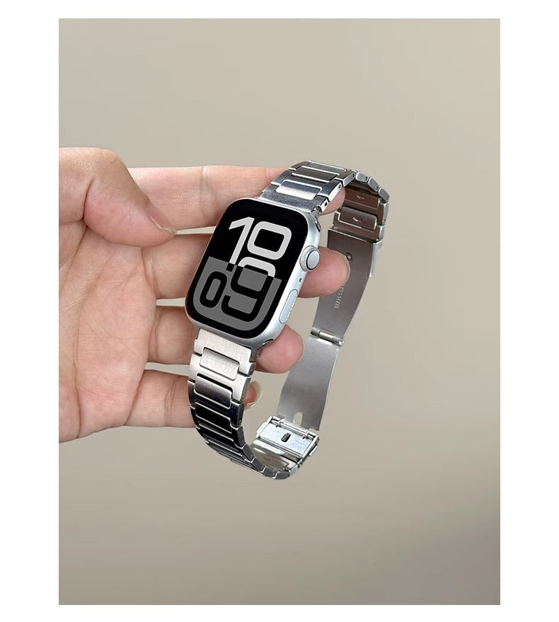 Premium Three-Bead Stainless Steel Apple Watch Band | Aorawa